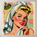 Search for vintage bathroom posters Shower