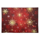 Search for red and gold christmas placemats Xmas