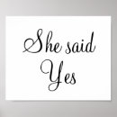 Search for she said yes wedding signs Proposal