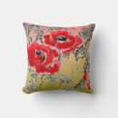 Search for red black gray pillows Floral