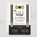 Search for little man birthday invitations Baby