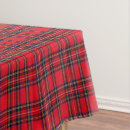 Search for stewart tartan tablecloths Red