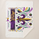 Search for mardi gras blankets Purple
