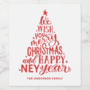Search for christmas wine labels Winter