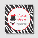 Search for bachelorette guest books Red