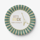 Search for guitar paper plates Green