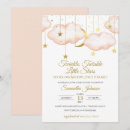 Search for twin stars baby shower invitations Moon