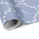 Search for toile de jouy wrapping paper Dusty blue