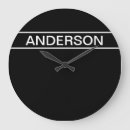 Search for contemporary clocks Black and white
