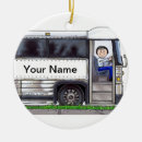 Search for school bus ornaments Driver