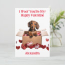 Search for dachshund valentines day cards Wiener