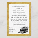 Search for typewriter wedding invitations Retro