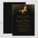 Search for the black unicorn invitations Glitter