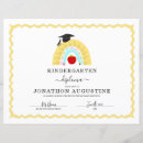Search for graduation certificate awards Kindergarten