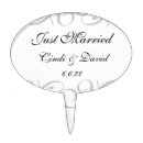 Search for just married cake toppers Bride
