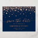Search for rose gold and navy blue invitations Calligraphy