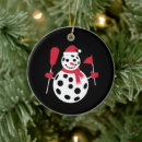 Search for pickleball ornaments Santa