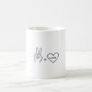 Search for peace sign mugs Symbol