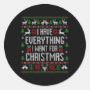 Search for happy everything stickers Ugly christmas sweater