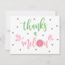 Search for melon thank you cards Green