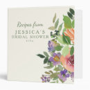 Search for bridal shower recipe binders Minimalist