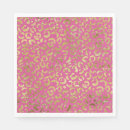 Search for leopard print napkins Gold