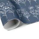 Search for blue and white floral wrapping paper Modern