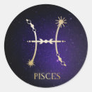 Search for pisces stickers Gold