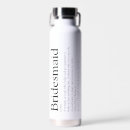 Search for bridesmaid water bottles Black and white