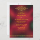 Search for modern indian wedding invitations Red