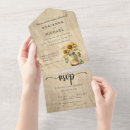 Search for sunflower mason jar invitations Rustic