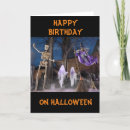 Search for halloween birthday cards Skeleton