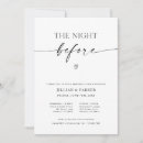Search for casual rehearsal dinner invitations The night before