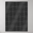 Search for black and white geometric pattern posters Optical illusion