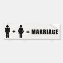 Search for equality bumper stickers Marriage