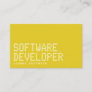 Search for web developer business cards Minimalist