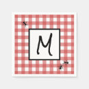 Search for red and white gingham napkins Casual