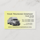Search for trailer business cards Trucker