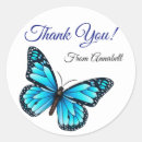 Search for blue butterfly stickers Nature