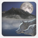 Search for howling wolf stickers Moonlight