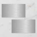 Search for blank metal business cards Plain