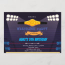 Search for wrestling invitations Party