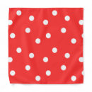 Search for red and white polka dot bandanas Pattern