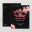 Search for masquerade invitations Pink