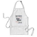 Search for funny retirement aprons Retired
