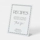 Search for recipe signs Black and white