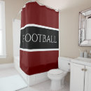 Search for football shower curtains White