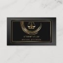 Search for upscale business cards Attorney at law