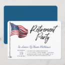 Search for retirement postcard invitations Patriotic