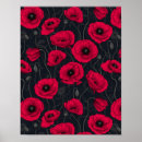 Search for red poppies posters Botanical